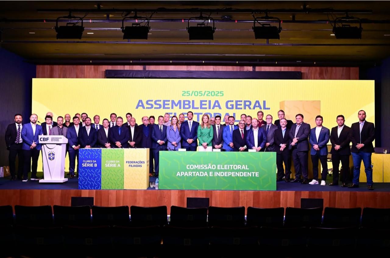 FSF participa da Assembleia Geral Eleteiral e Samir Xaud é eleito presidente da CBF