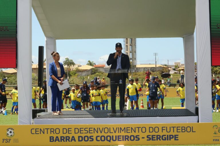 CBF, FIFA e FSF inauguram Centro de Desenvolvimento do Futebol de Sergipe com presença de ídolos e dirigentes